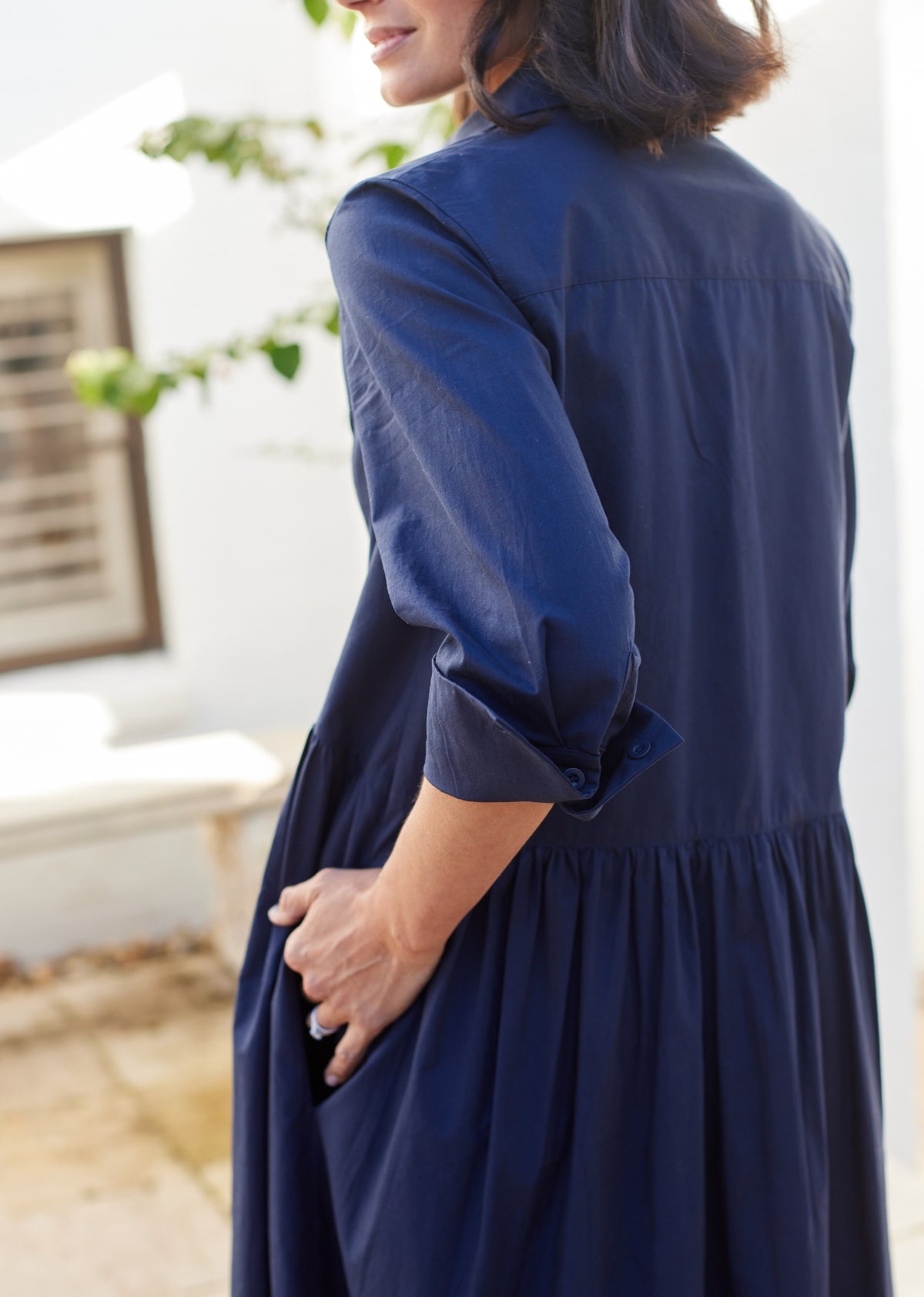 SUSIE SHIRTDRESS - FRENCH NAVY