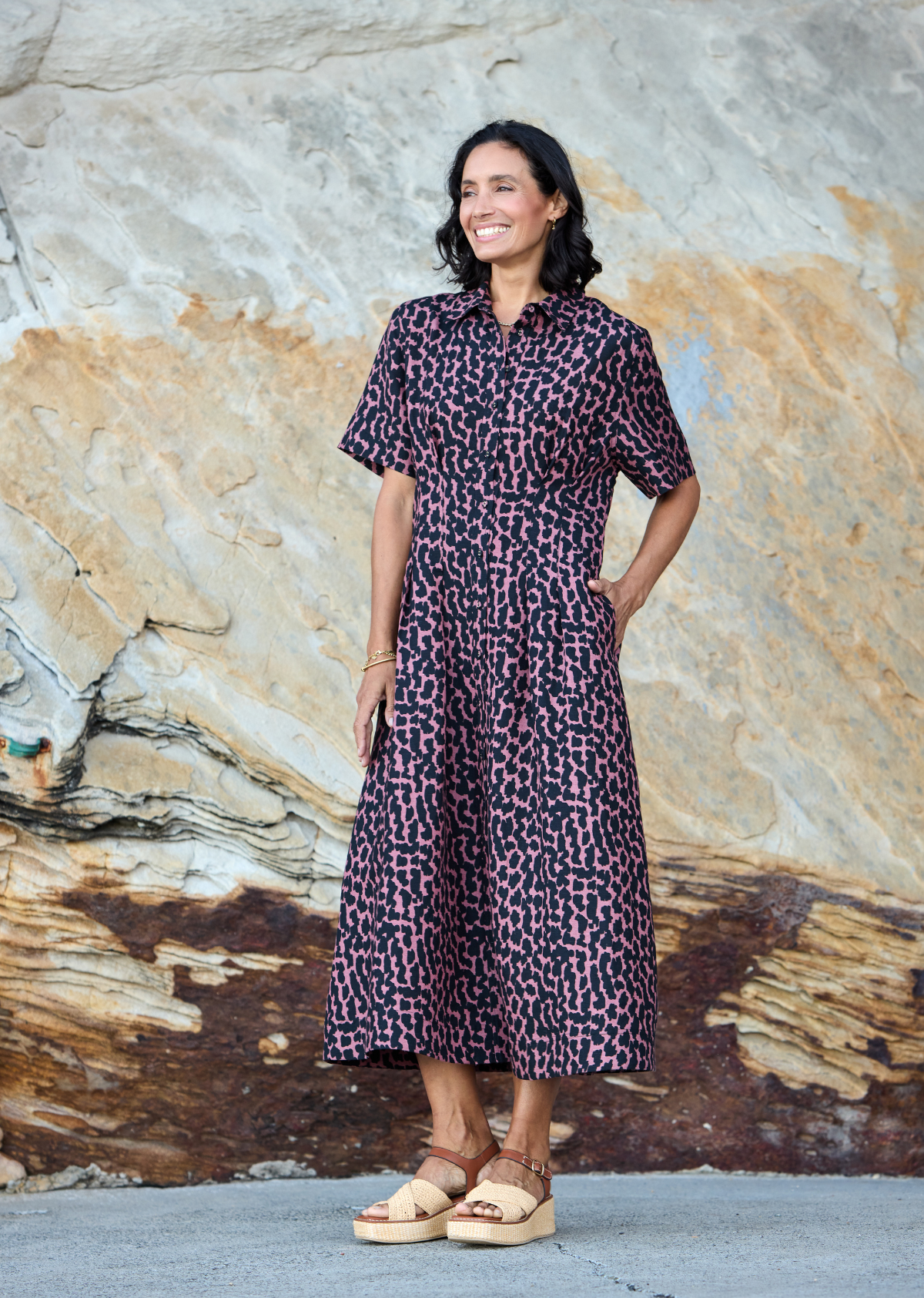 CLEO MIDI DRESS - SORAYA PRINT
