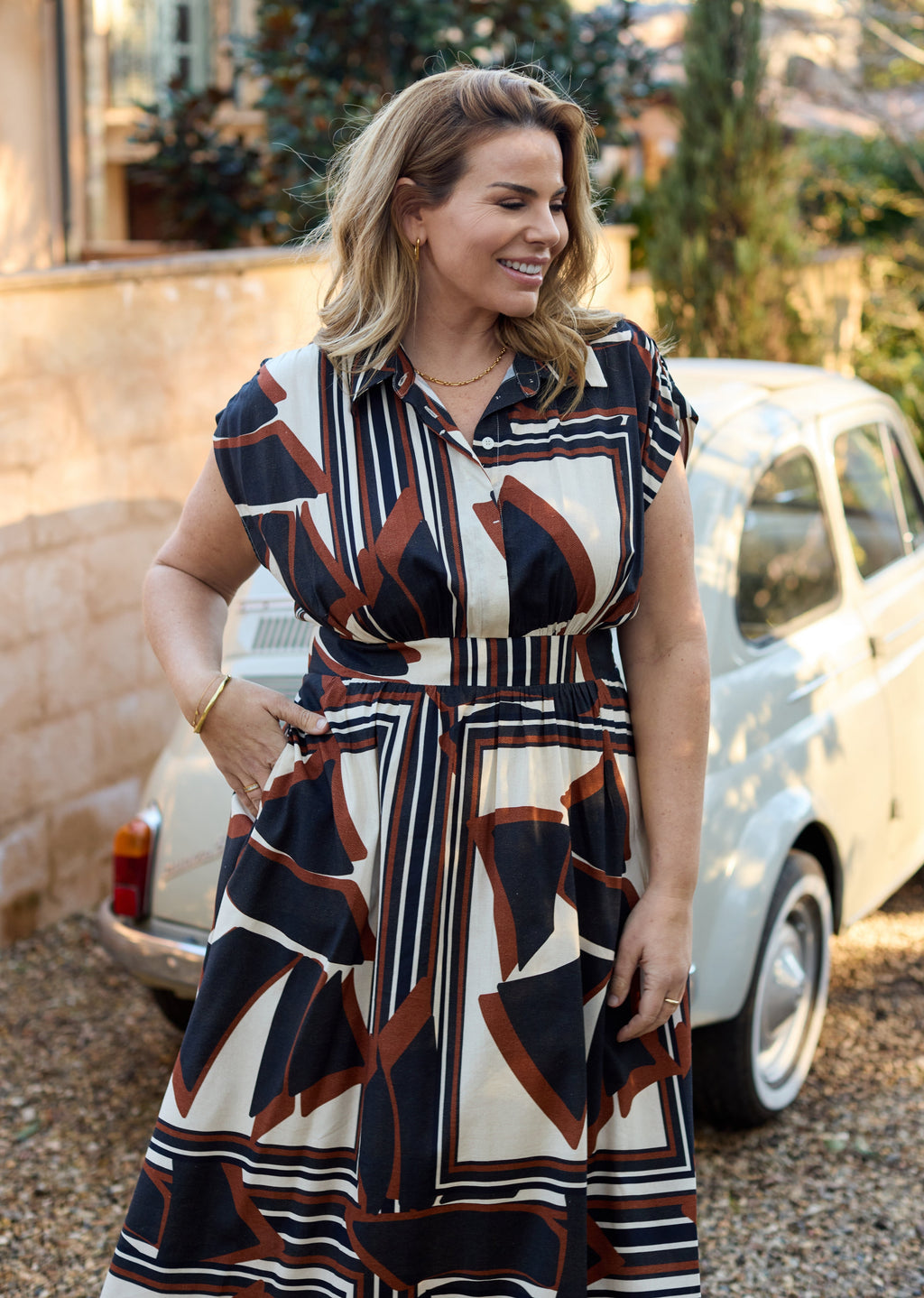 SORRENTO DRESS - INES PRINT