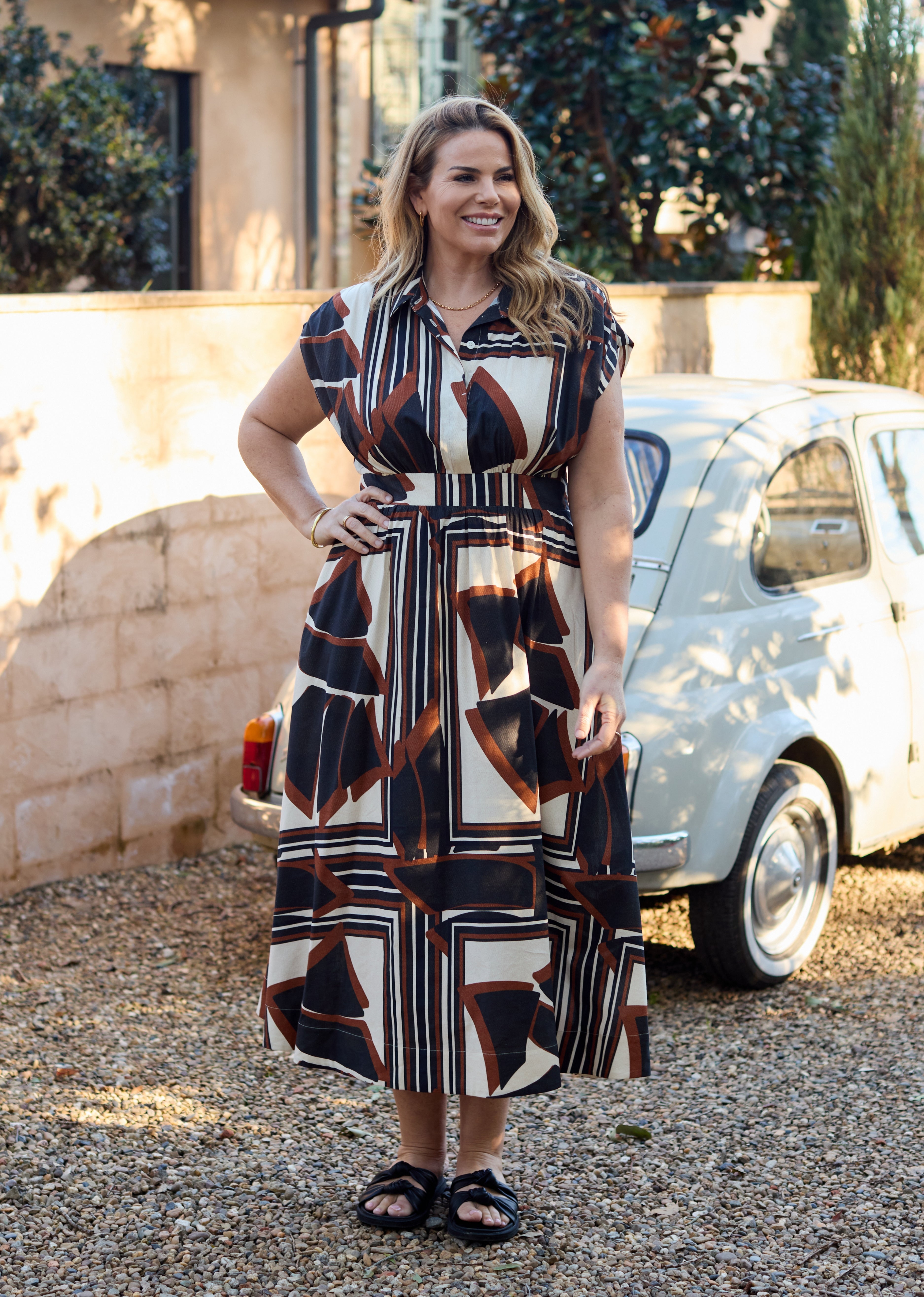 SORRENTO DRESS - INES PRINT