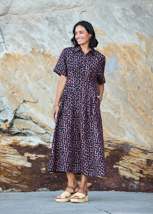 CLEO MIDI DRESS - SORAYA PRINT