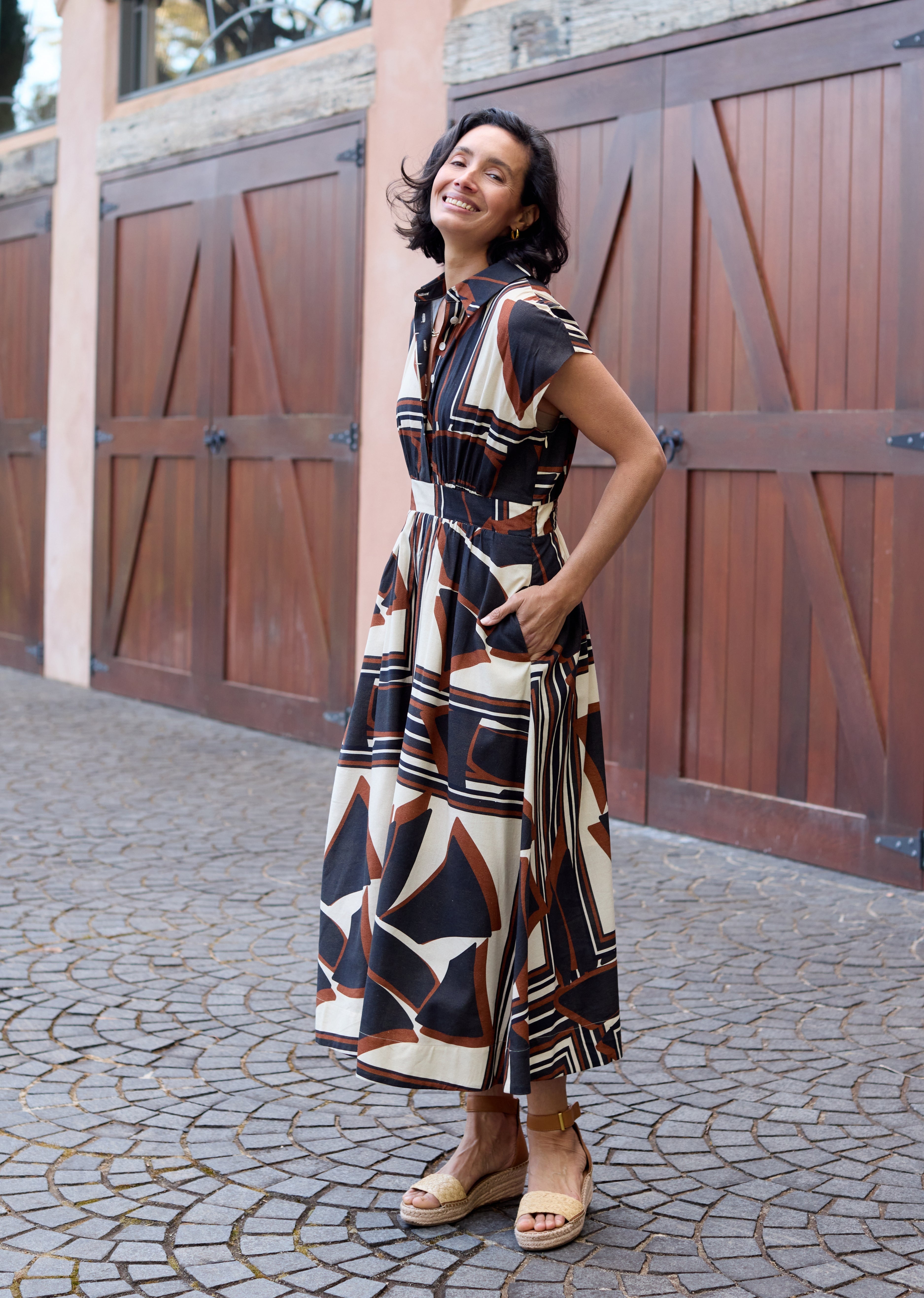 SORRENTO DRESS - INES PRINT