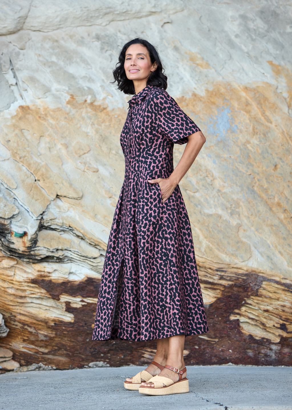 CLEO MIDI DRESS - SORAYA PRINT