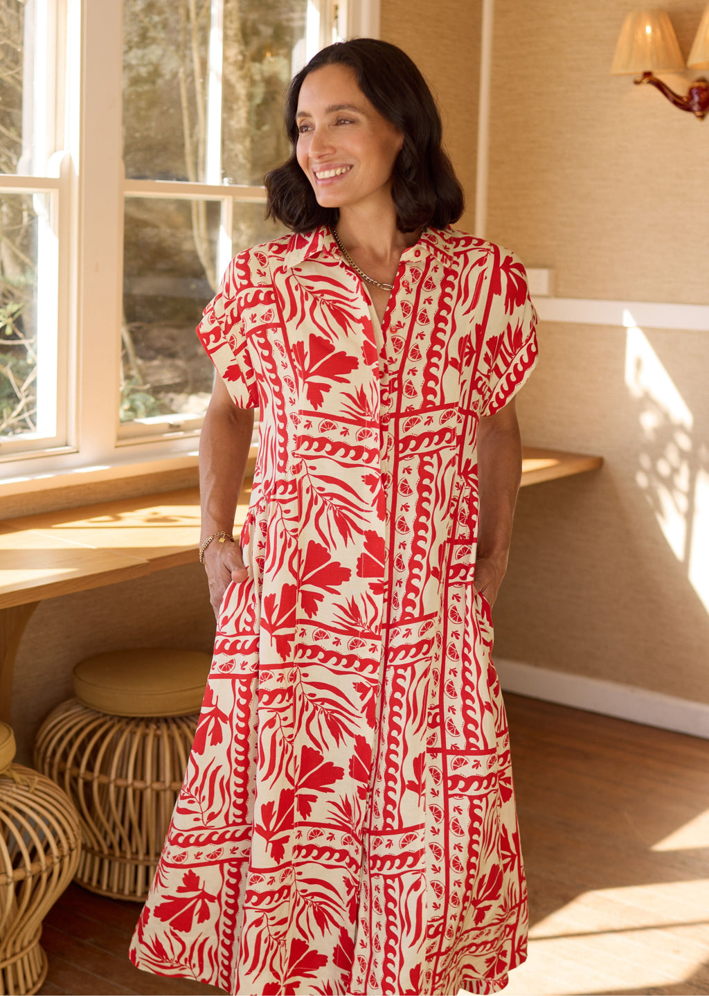 MARGOT SHIRTDRESS - SOLEIL PRINT - PETITE