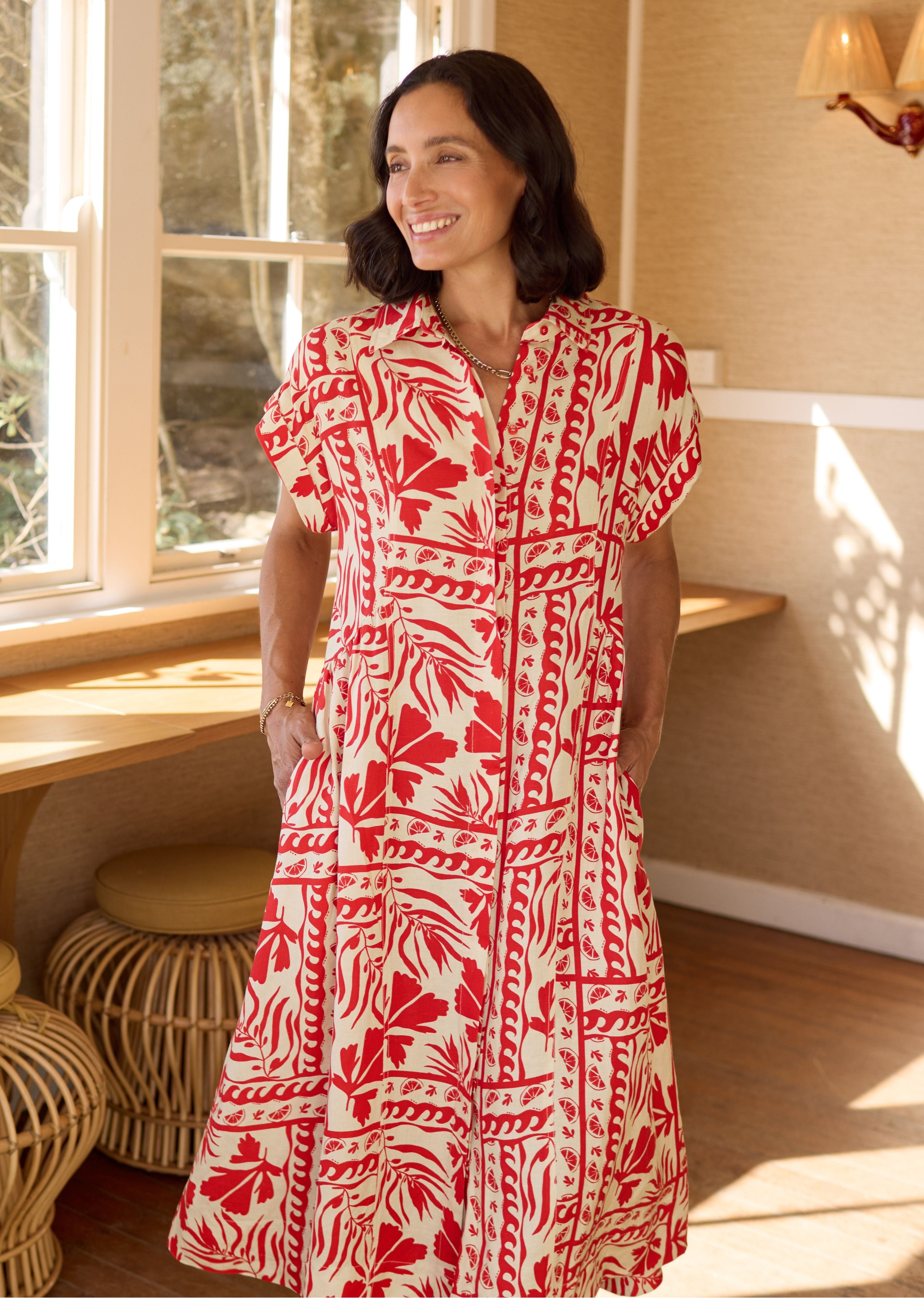 MARGOT SHIRTDRESS - SOLEIL PRINT - PETITE