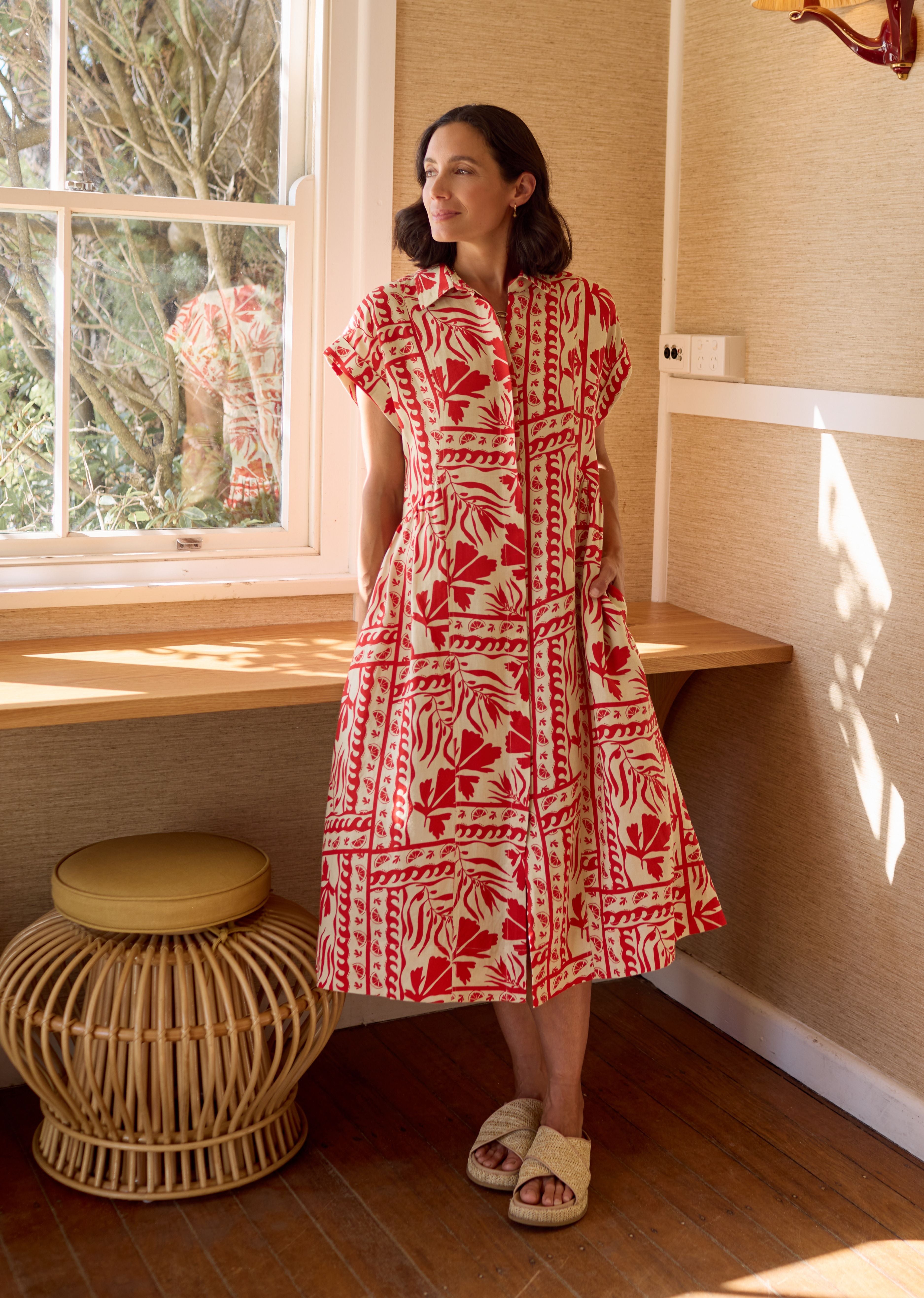 MARGOT SHIRTDRESS - SOLEIL PRINT - PETITE