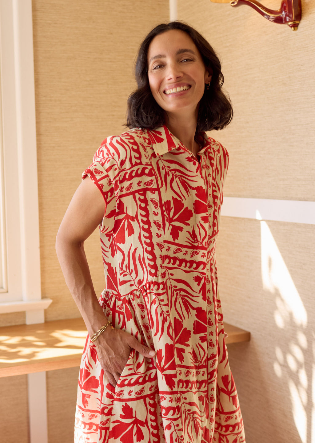 MARGOT SHIRTDRESS - SOLEIL PRINT - PETITE