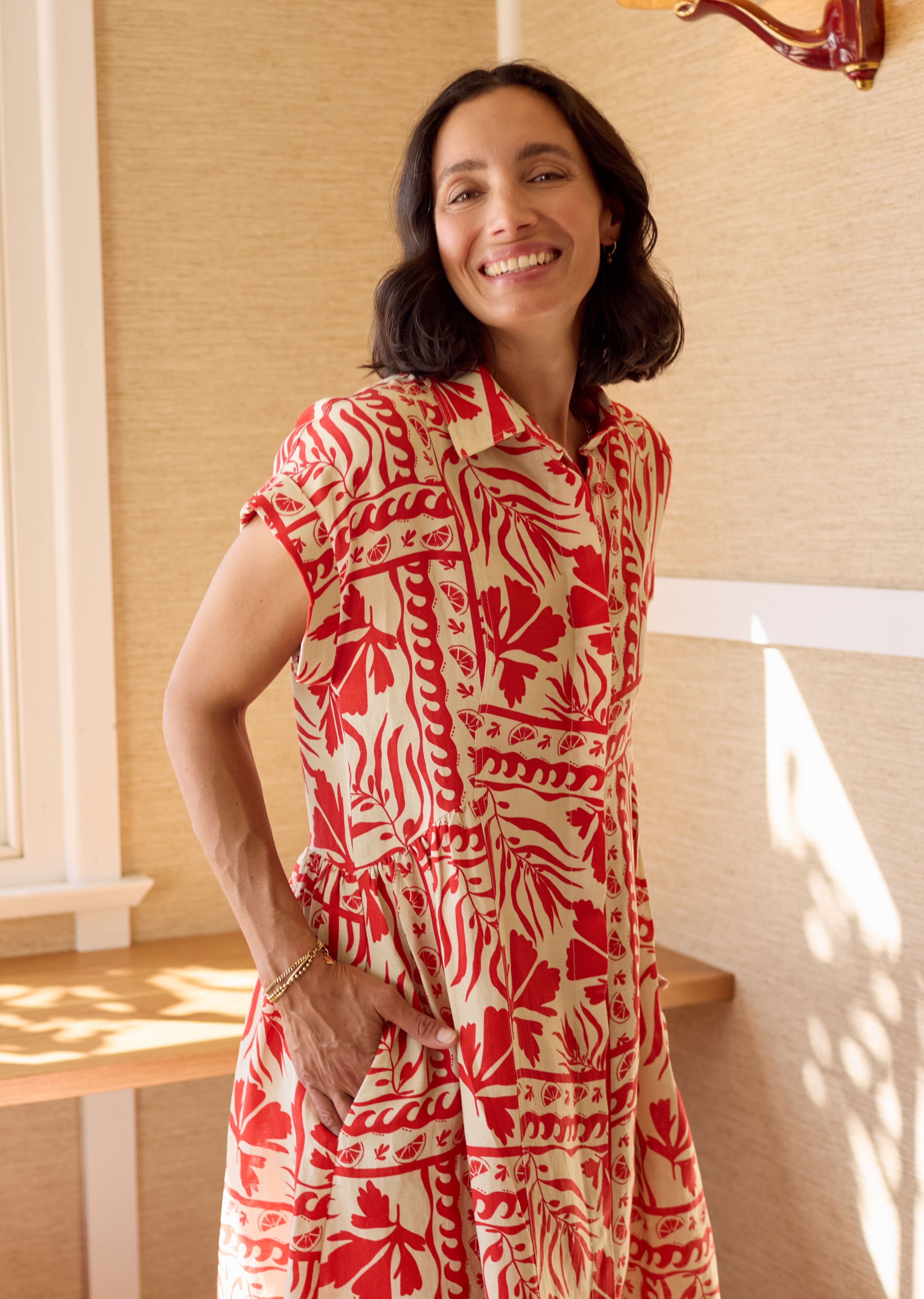 MARGOT SHIRTDRESS - SOLEIL PRINT - PETITE