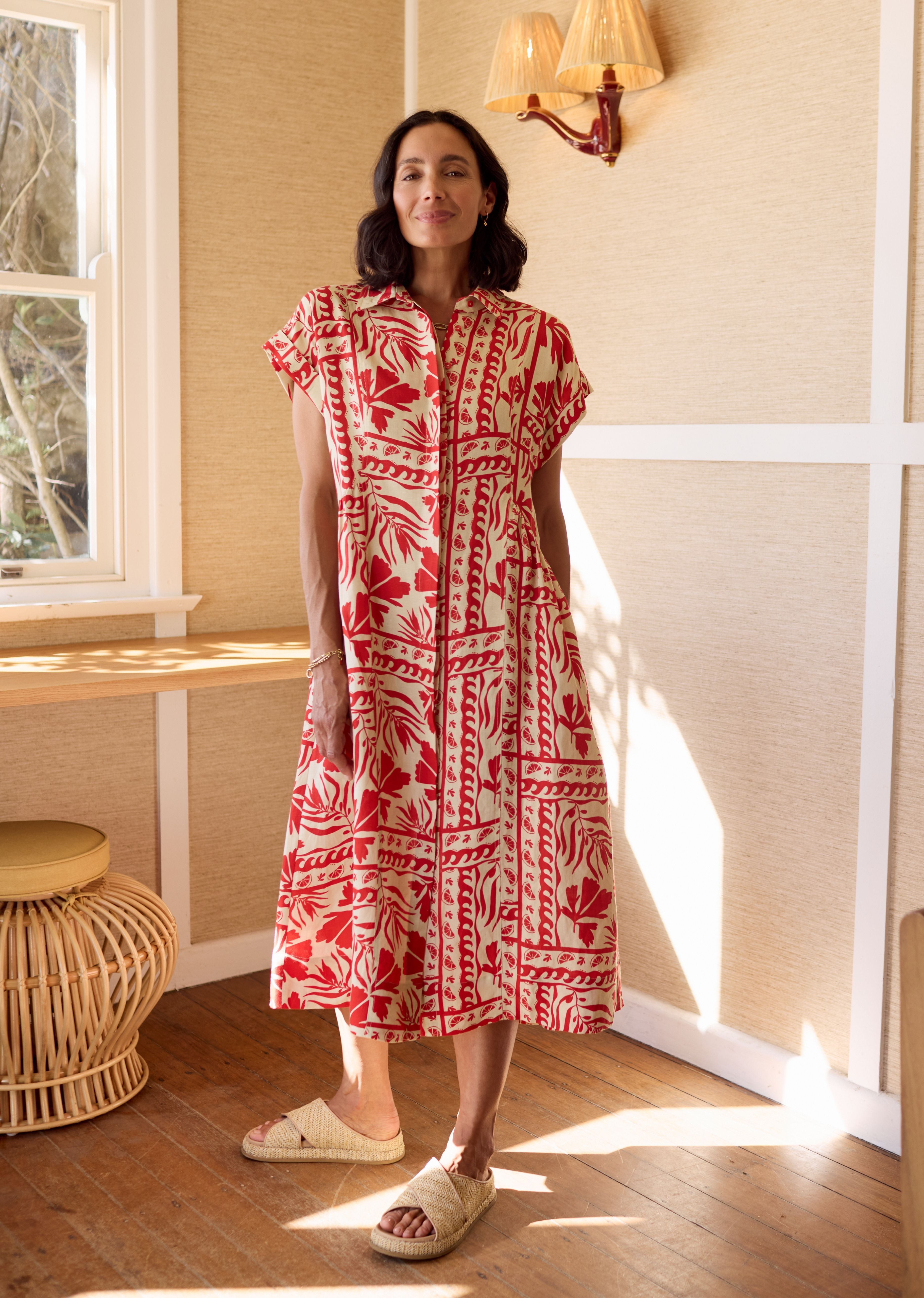 MARGOT SHIRTDRESS - SOLEIL PRINT - PETITE