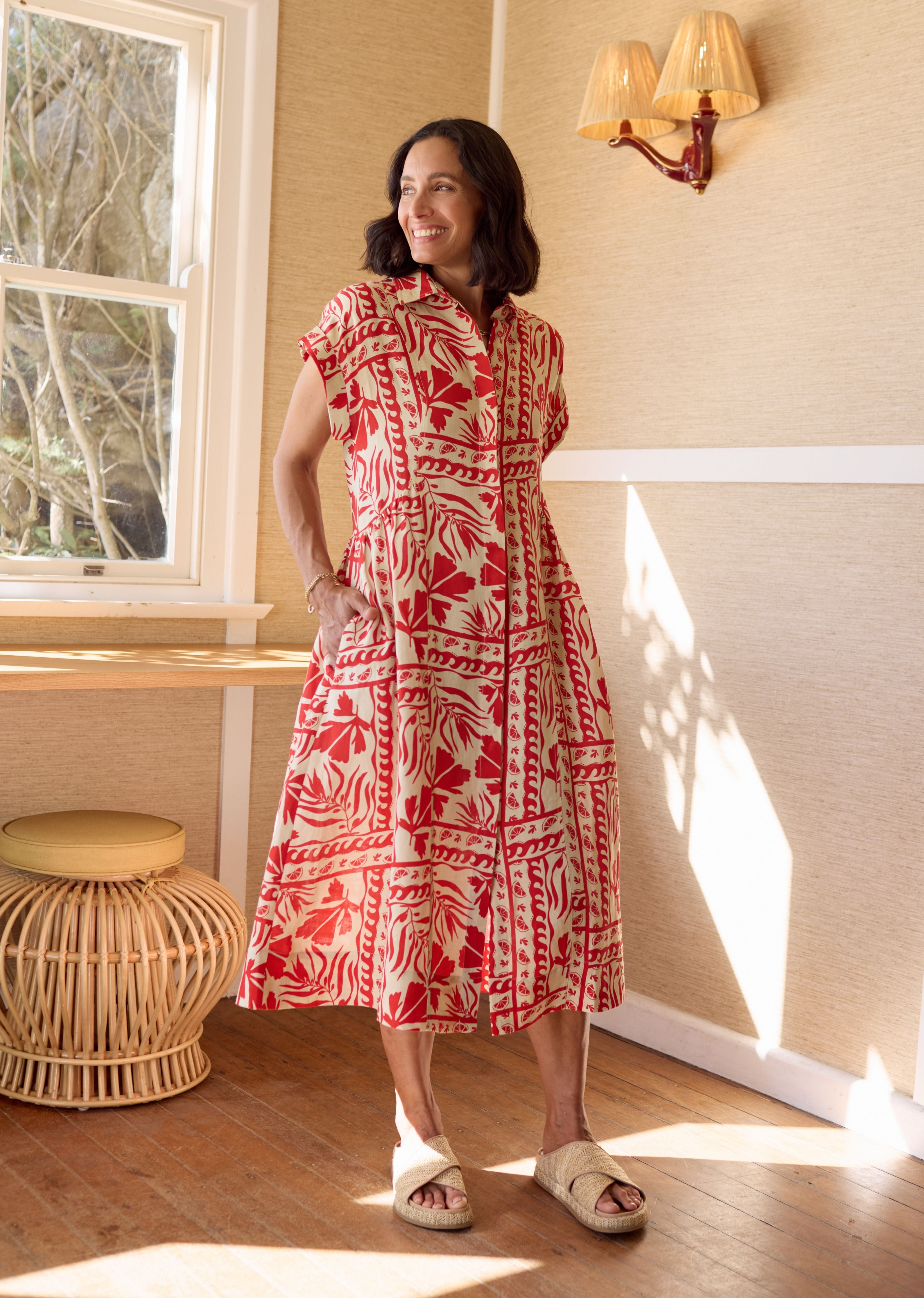 MARGOT SHIRTDRESS - SOLEIL PRINT - PETITE