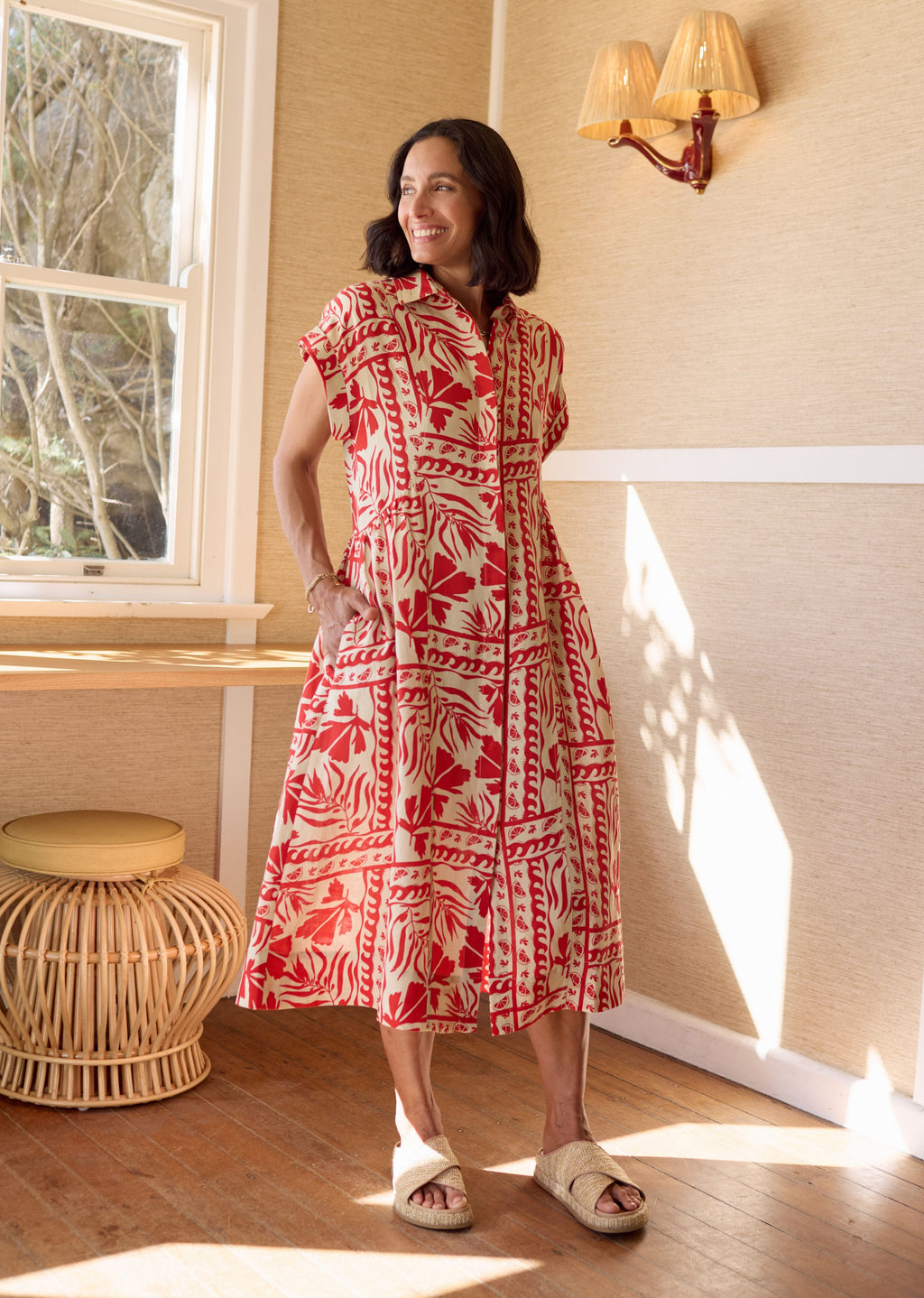 MARGOT SHIRTDRESS - SOLEIL PRINT