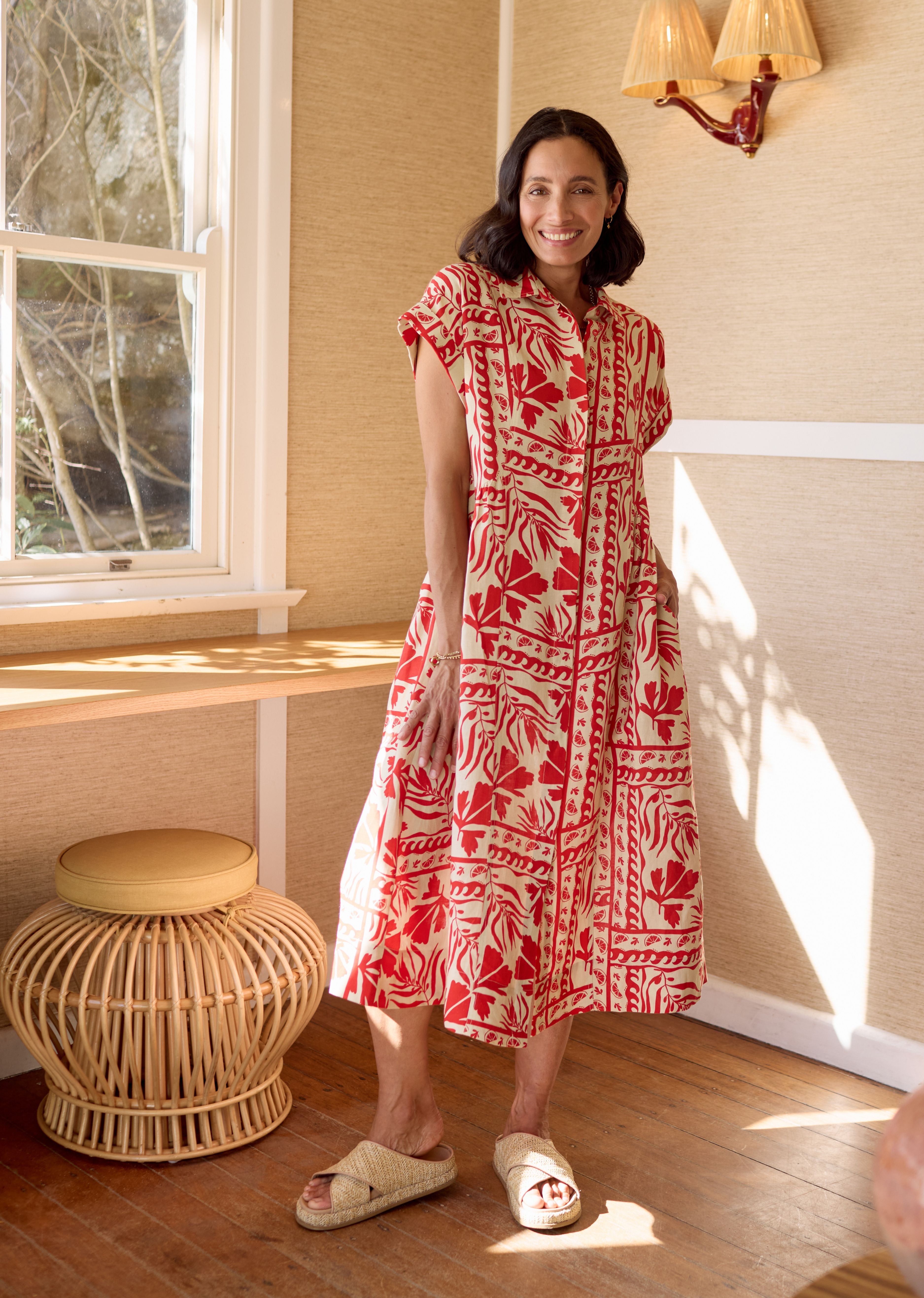 MARGOT SHIRTDRESS - SOLEIL PRINT - PETITE