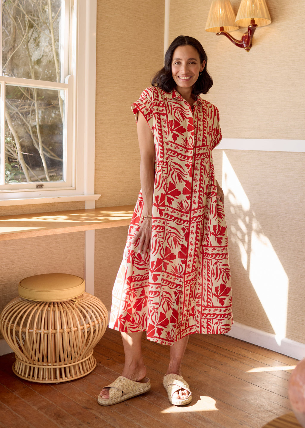 MARGOT SHIRTDRESS - SOLEIL PRINT