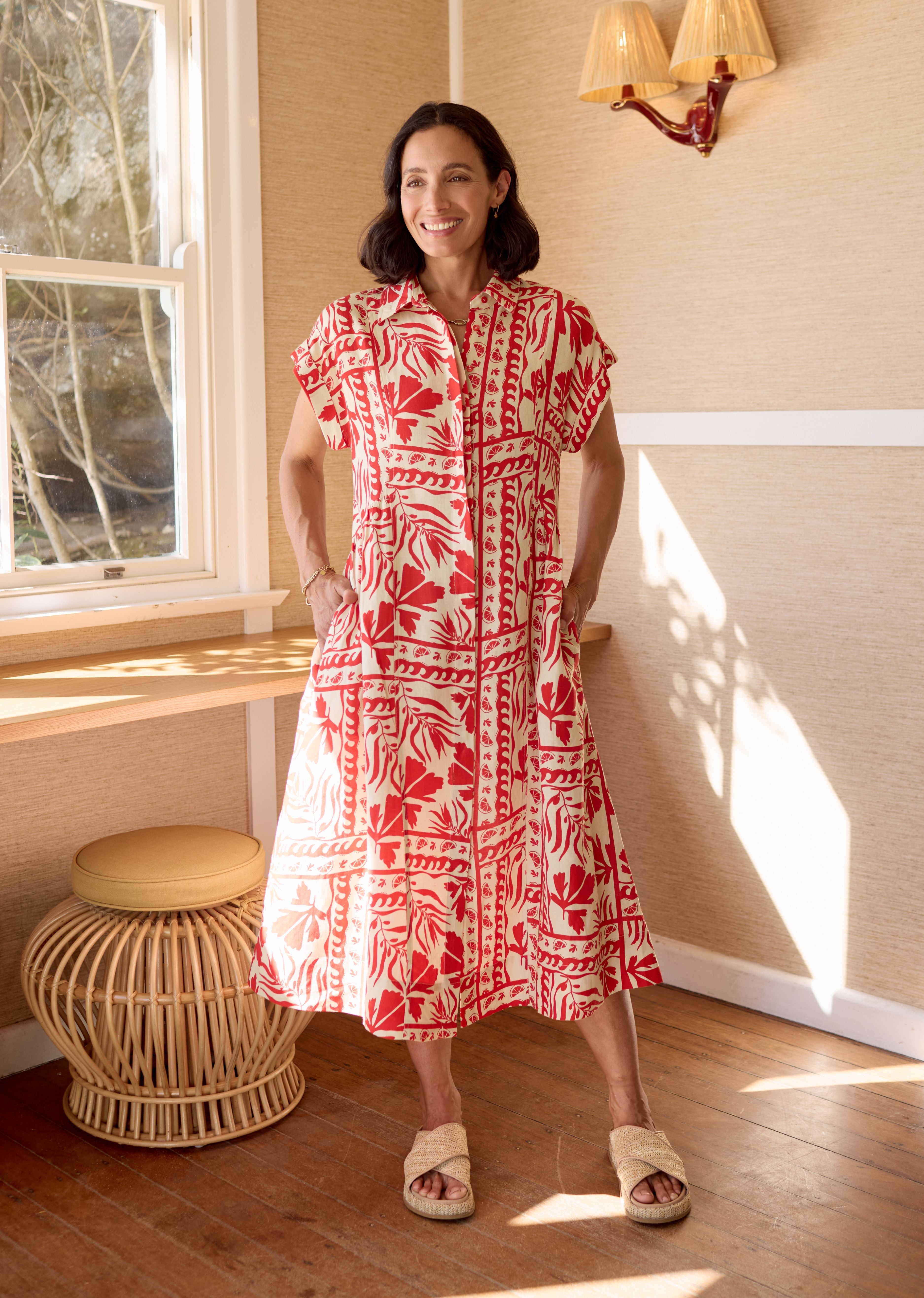 MARGOT SHIRTDRESS - SOLEIL PRINT - PETITE